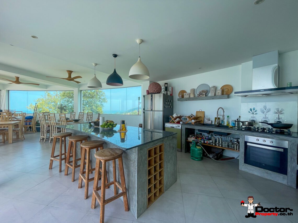 Charming 7 Bedroom Sea View Villa in Bang Makham, Koh Samui – For Sale